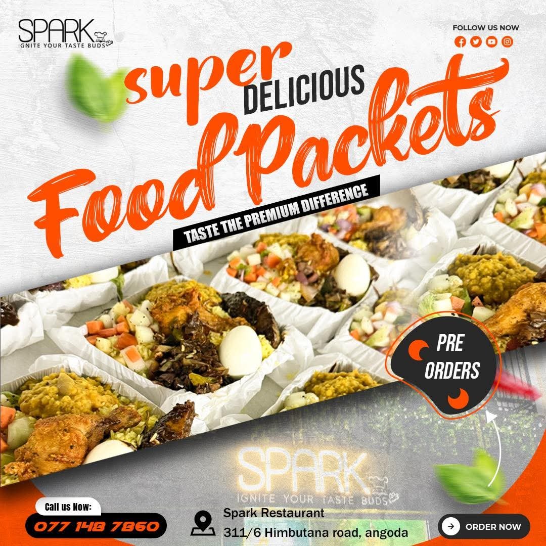 Spark Restaurant food packets promo